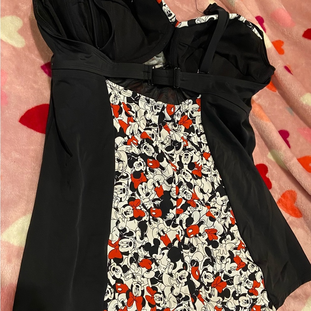 Women's Black and Red Disney Swimwear Set - Picture 6 of 8